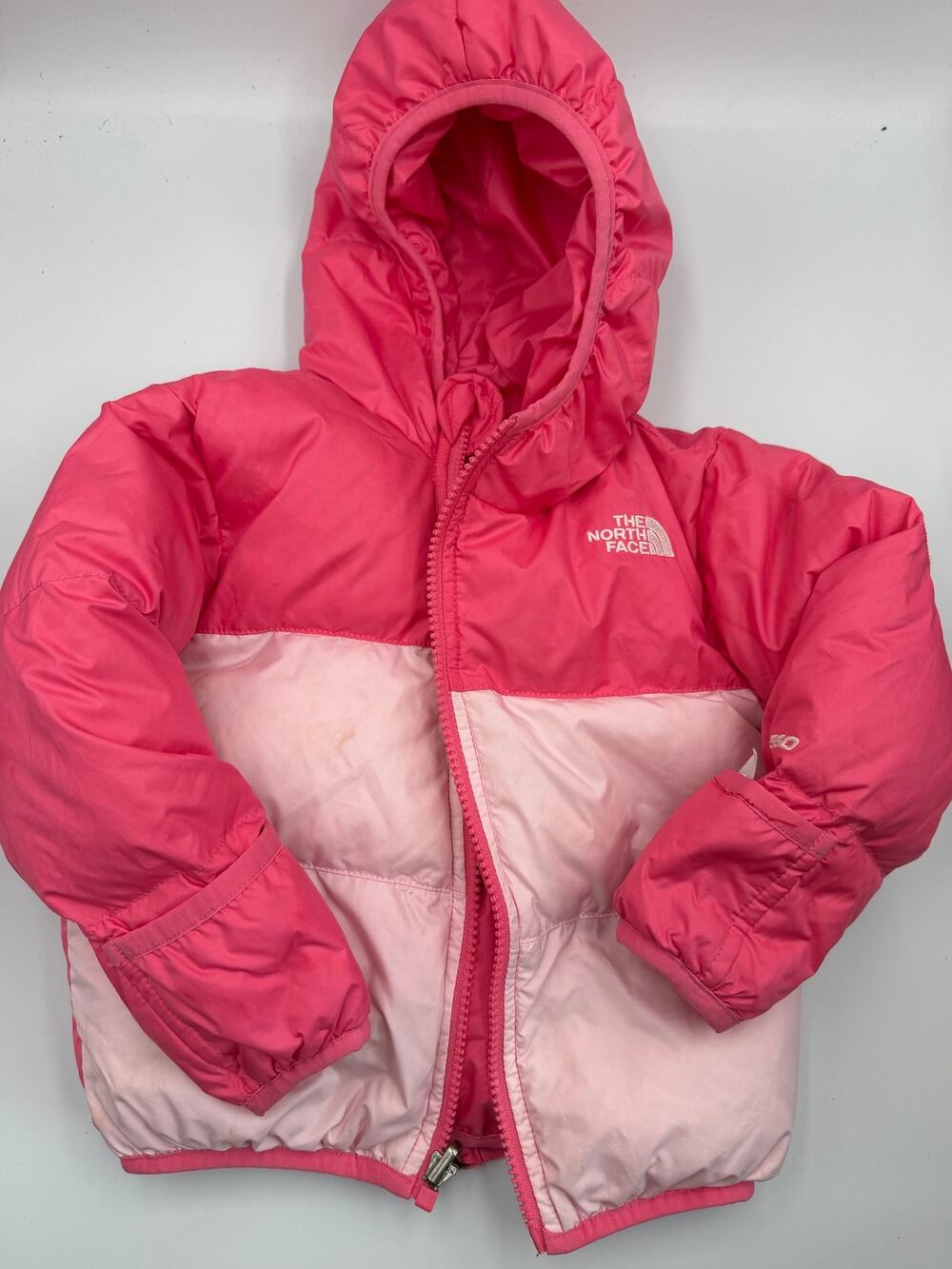 North Face toddler reversible moondoggy jacket 550-fill down 18-24m
